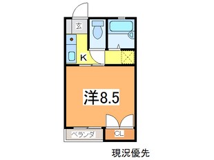 パンション・オスタル48の物件間取画像